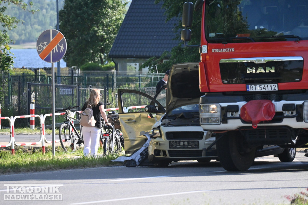 Wypadek na Wisłostradzie - 01.06.2023