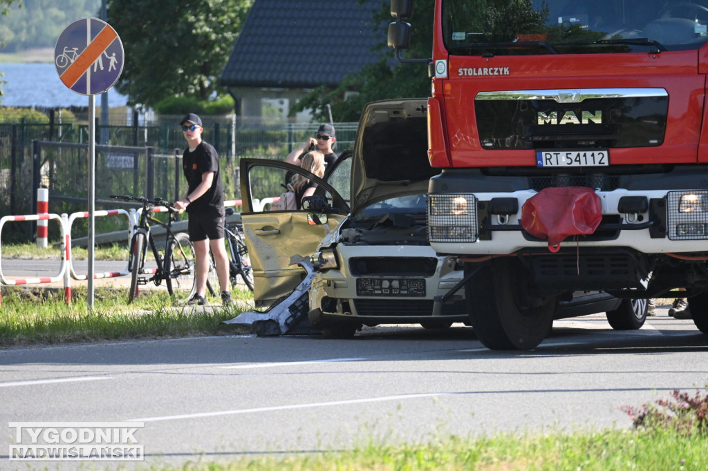 Wypadek na Wisłostradzie - 01.06.2023