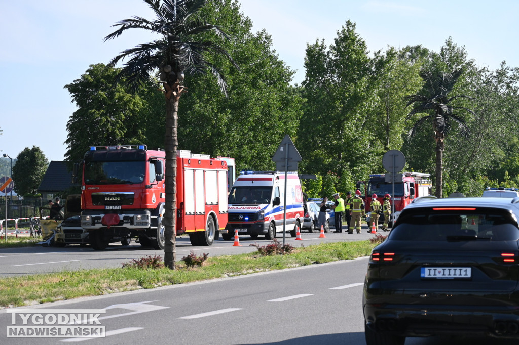 Wypadek na Wisłostradzie - 01.06.2023