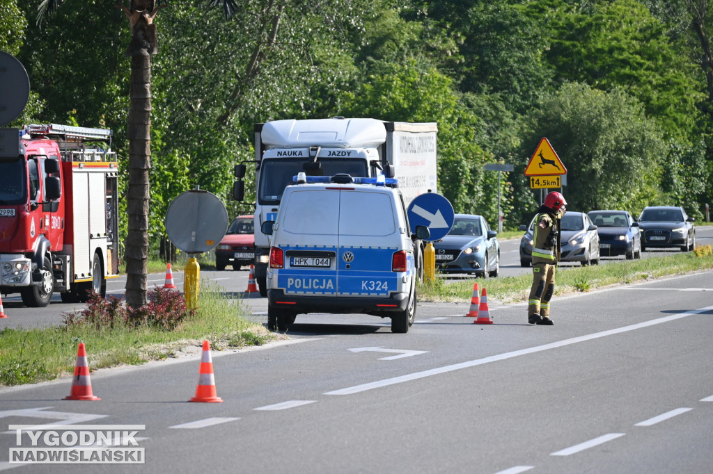 Wypadek na Wisłostradzie - 01.06.2023