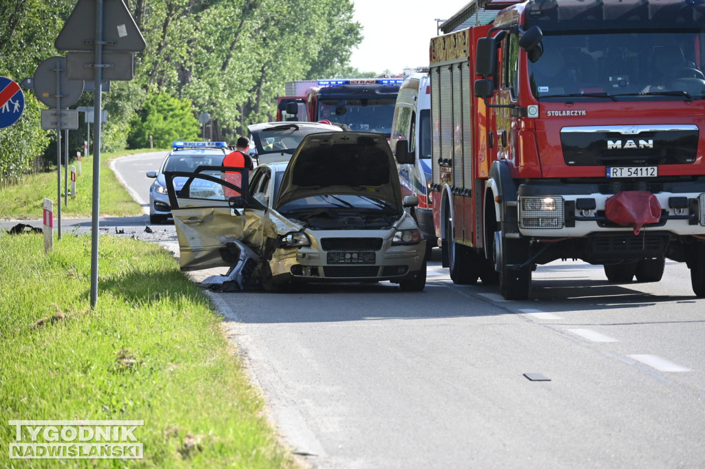 Wypadek na Wisłostradzie - 01.06.2023