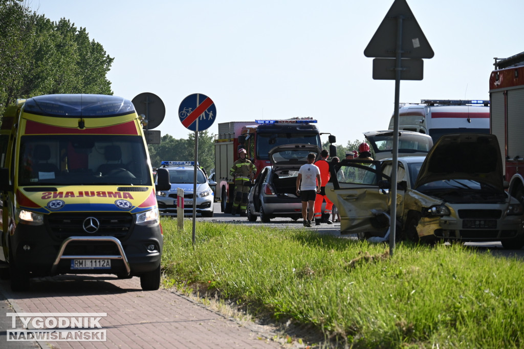 Wypadek na Wisłostradzie - 01.06.2023