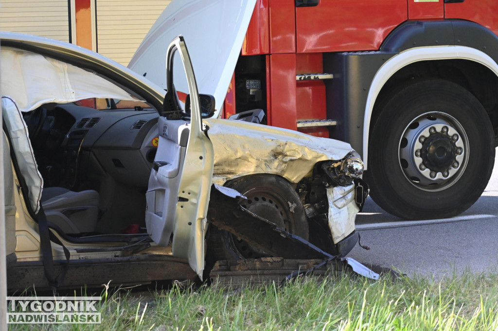 Wypadek na Wisłostradzie - 01.06.2023