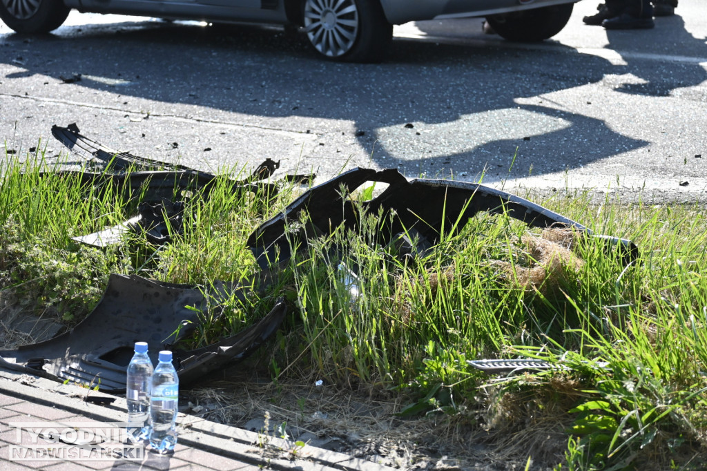 Wypadek na Wisłostradzie - 01.06.2023