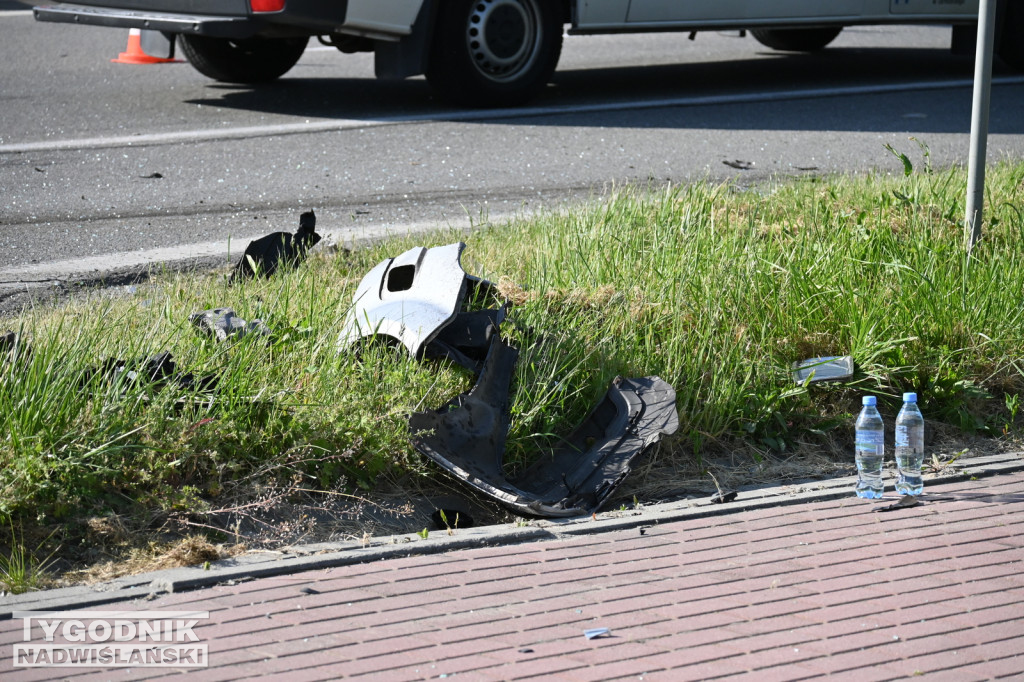 Wypadek na Wisłostradzie - 01.06.2023