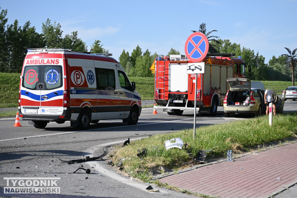 Wypadek na Wisłostradzie - 01.06.2023