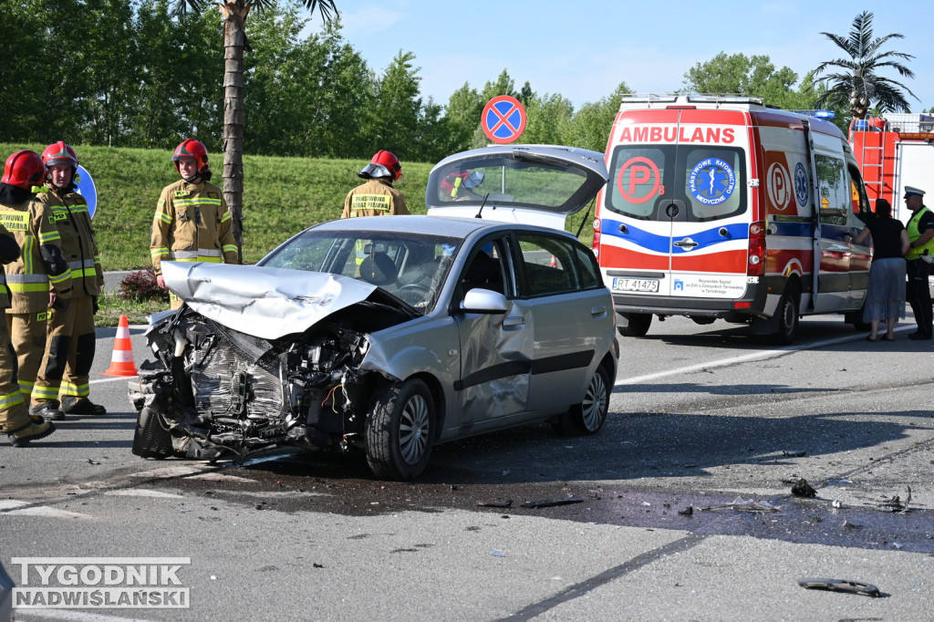 Wypadek na Wisłostradzie - 01.06.2023