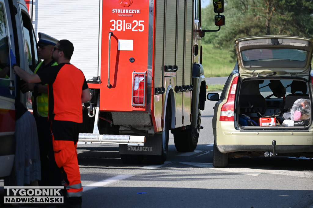 Wypadek na Wisłostradzie - 01.06.2023