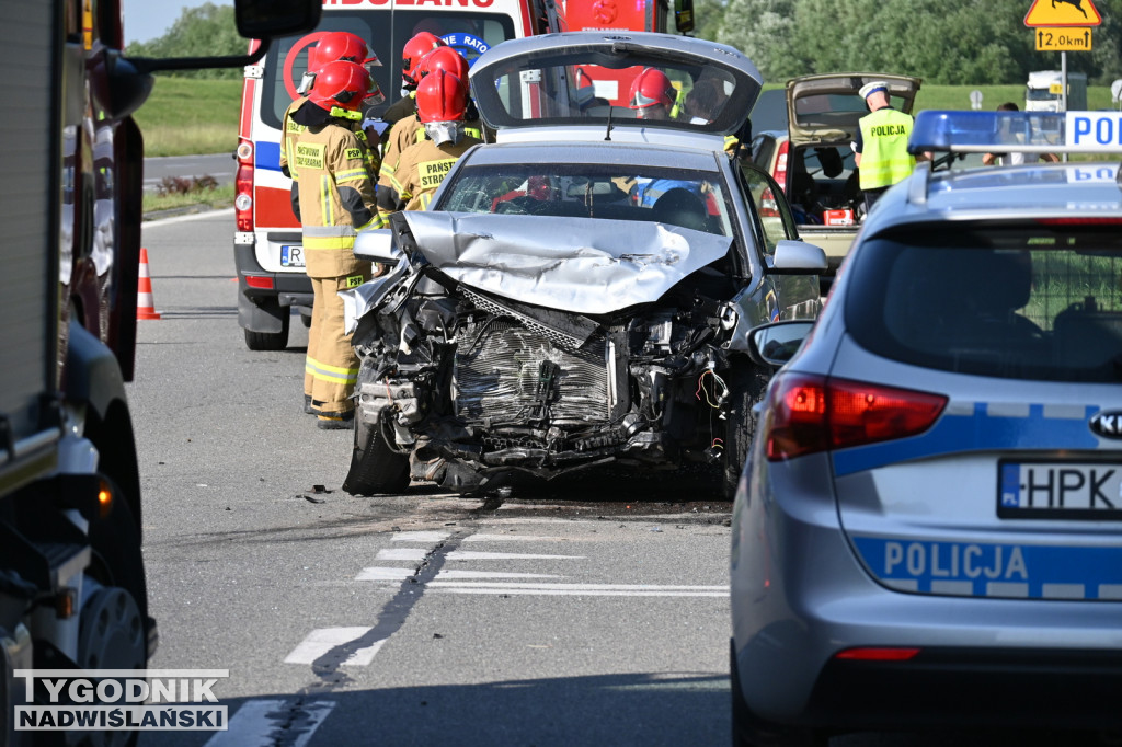 Wypadek na Wisłostradzie - 01.06.2023
