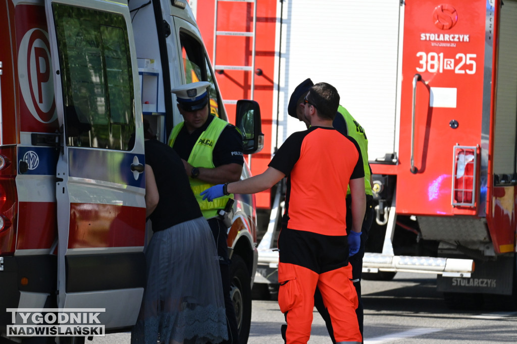 Wypadek na Wisłostradzie - 01.06.2023