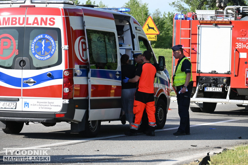 Wypadek na Wisłostradzie - 01.06.2023