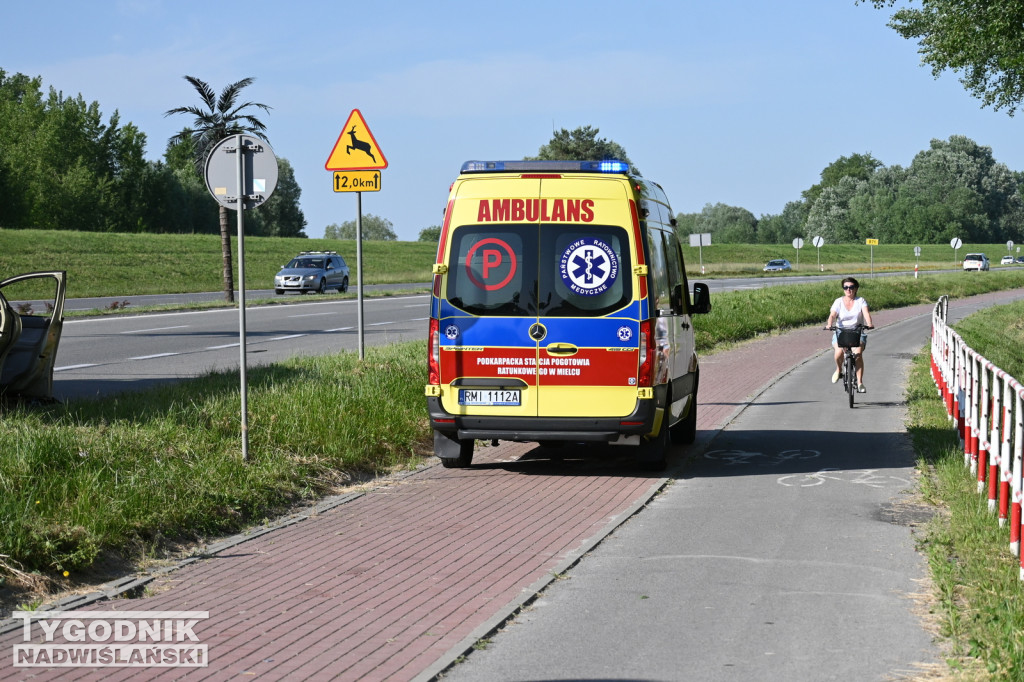 Wypadek na Wisłostradzie - 01.06.2023