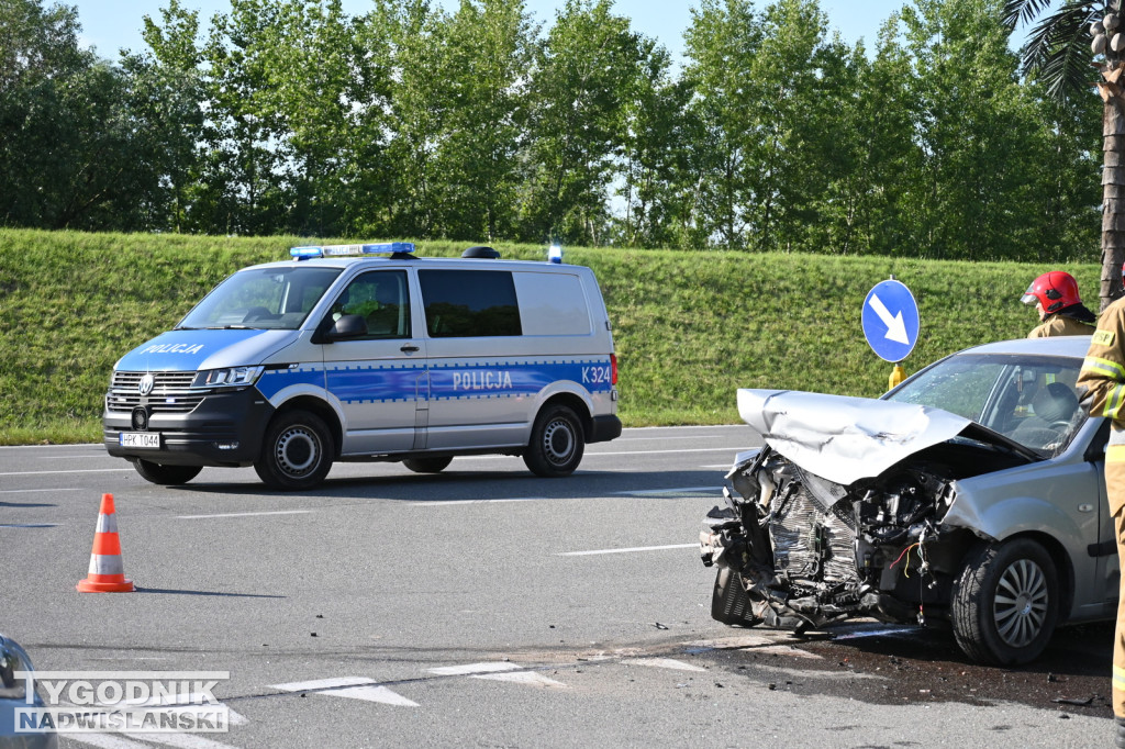 Wypadek na Wisłostradzie - 01.06.2023