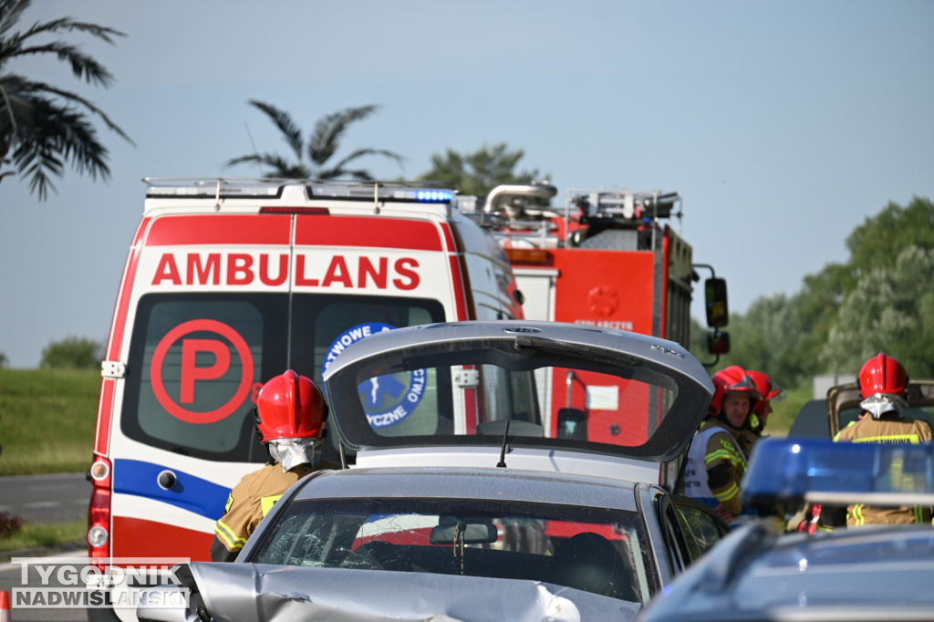 Wypadek na Wisłostradzie - 01.06.2023