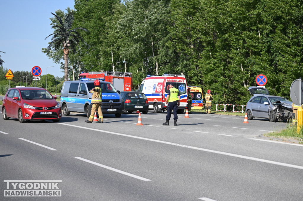 Wypadek na Wisłostradzie - 01.06.2023