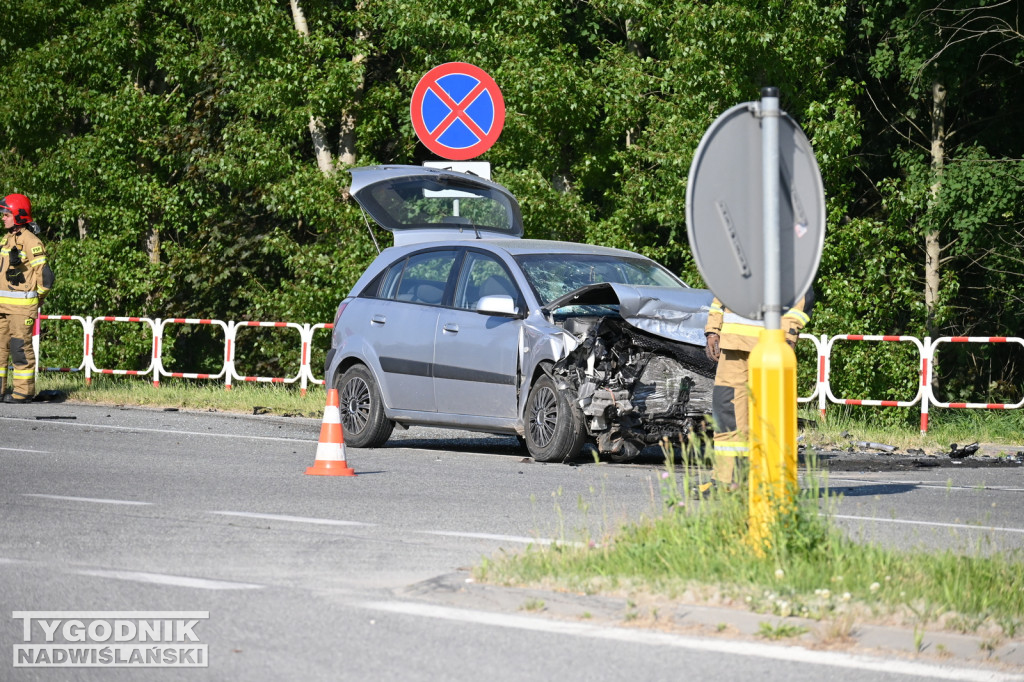Wypadek na Wisłostradzie - 01.06.2023