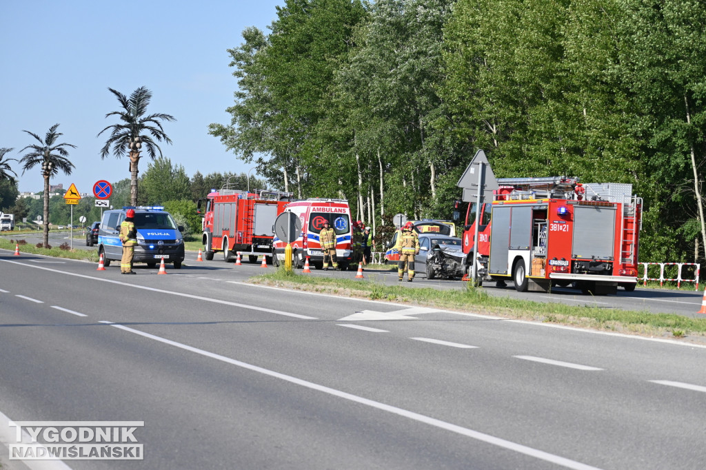 Wypadek na Wisłostradzie - 01.06.2023