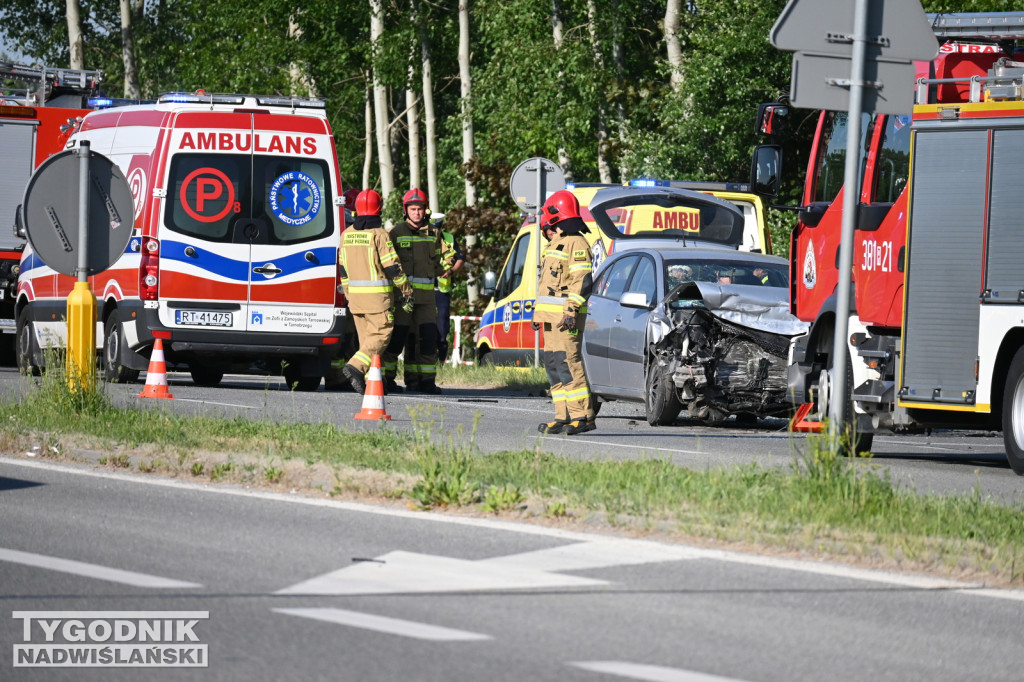 Wypadek na Wisłostradzie - 01.06.2023
