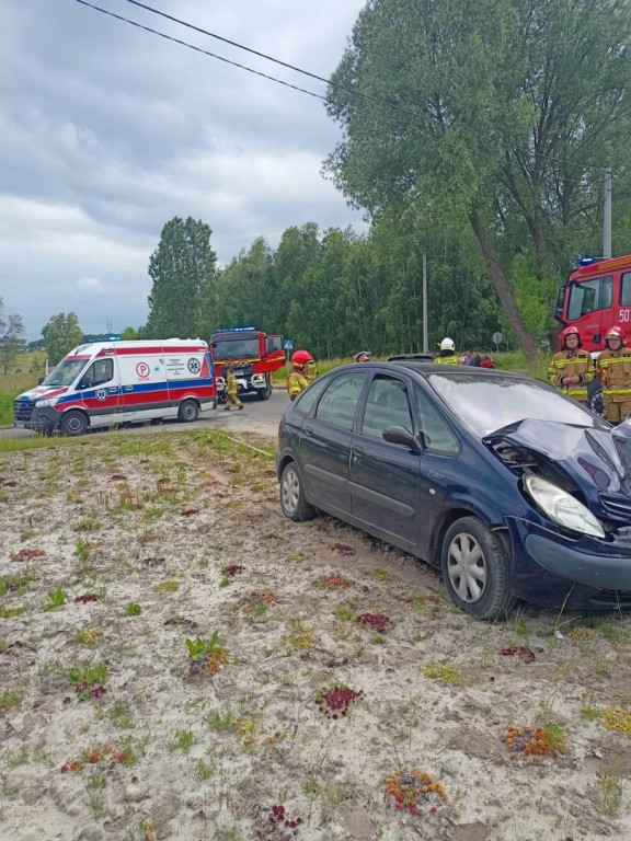 Zderzenie toyoty i citorena w powiecie staszowskim