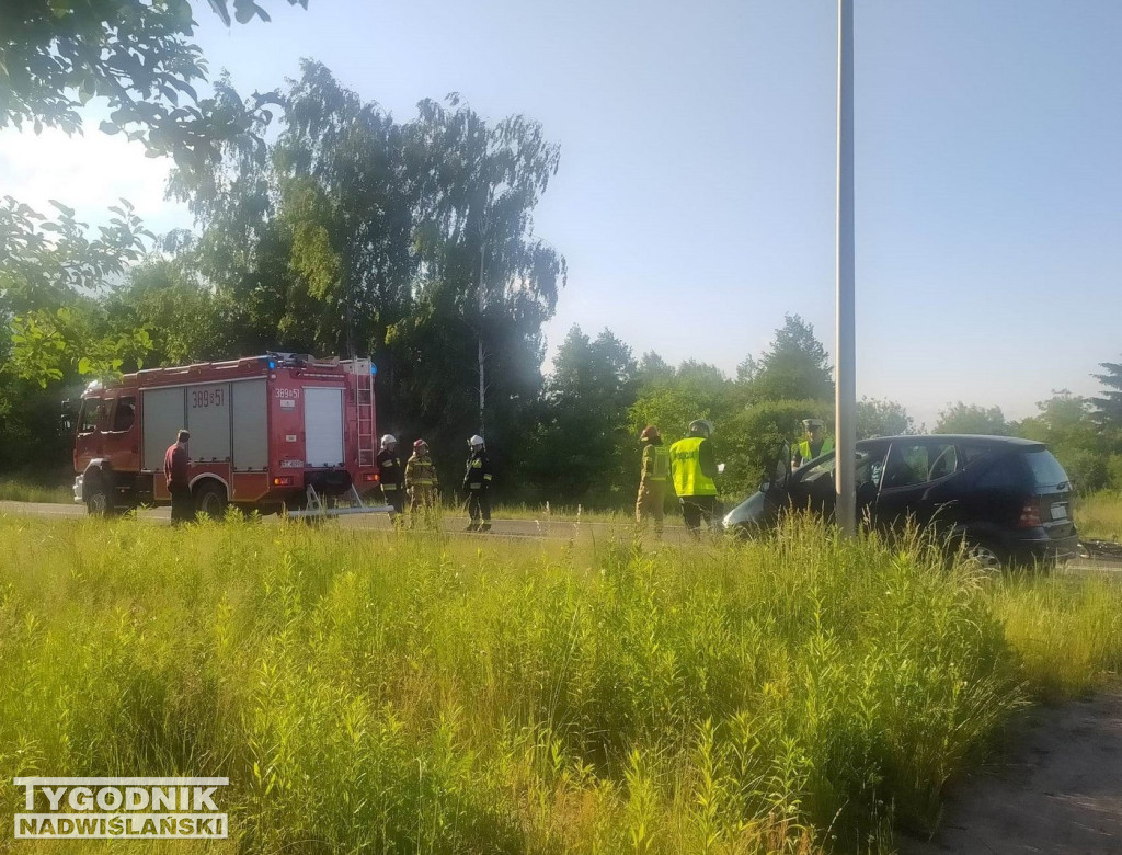 Potrącenie rowerzysty na obwodnicy Tarnobrzega