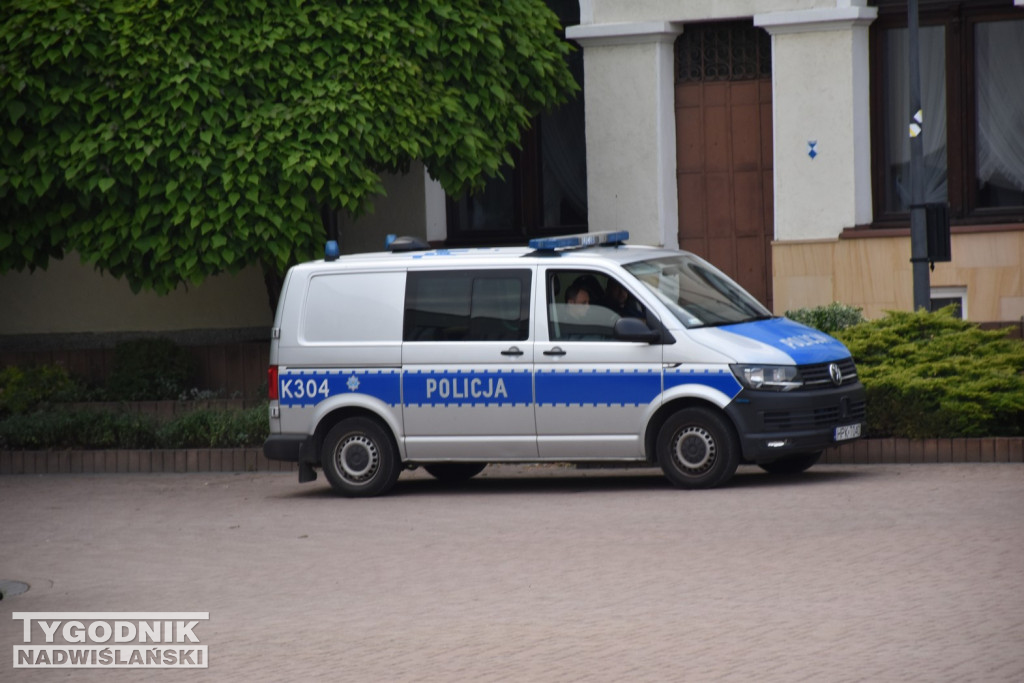 Protest na placu Bartosza Głowackiego w Tarnobrzegu