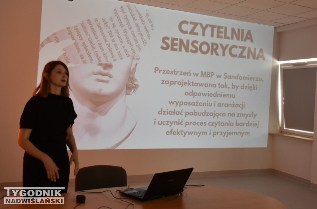 Czytelnia sensoryczna w bibliotece w Sandomierzu