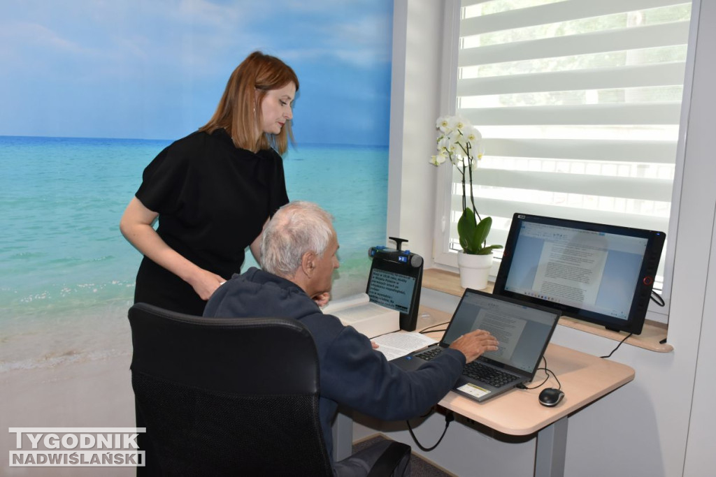 Czytelnia sensoryczna w bibliotece w Sandomierzu