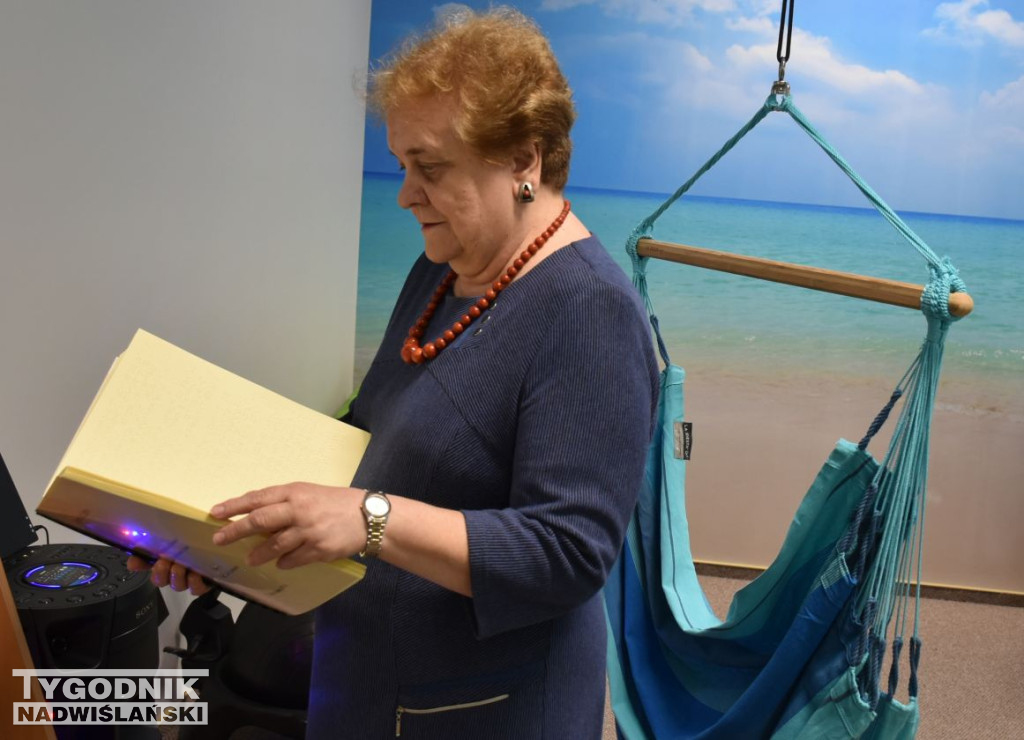 Czytelnia sensoryczna w bibliotece w Sandomierzu