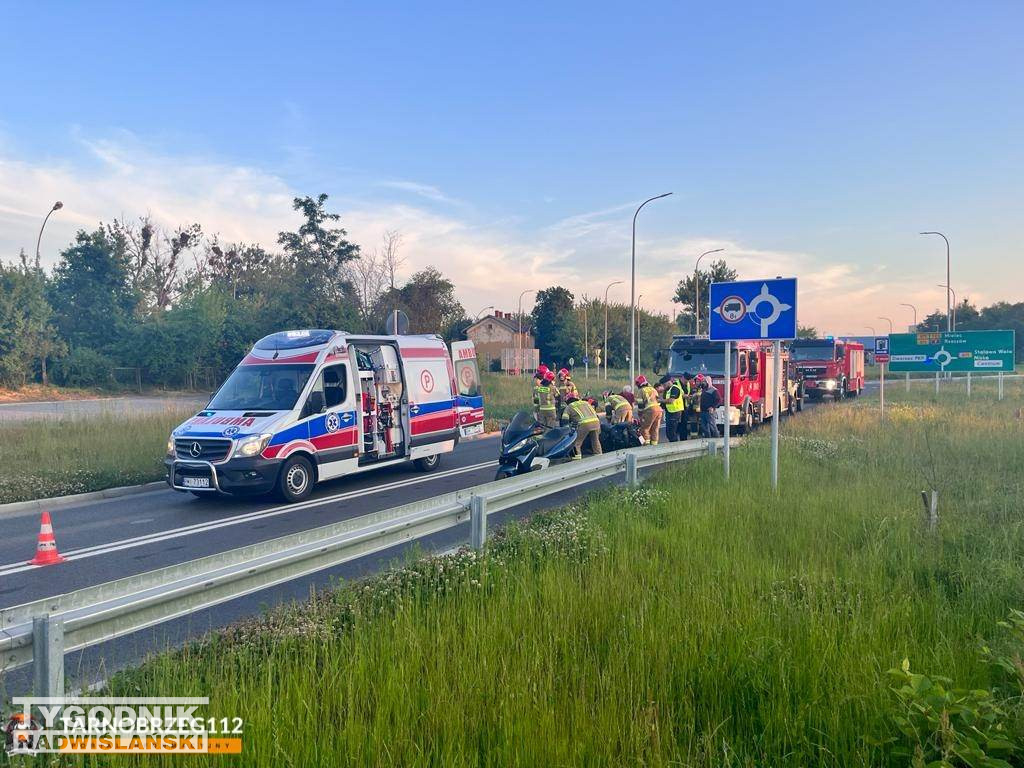 Wypadek na obwodnicy Tarnobrzega - 15.06.2023