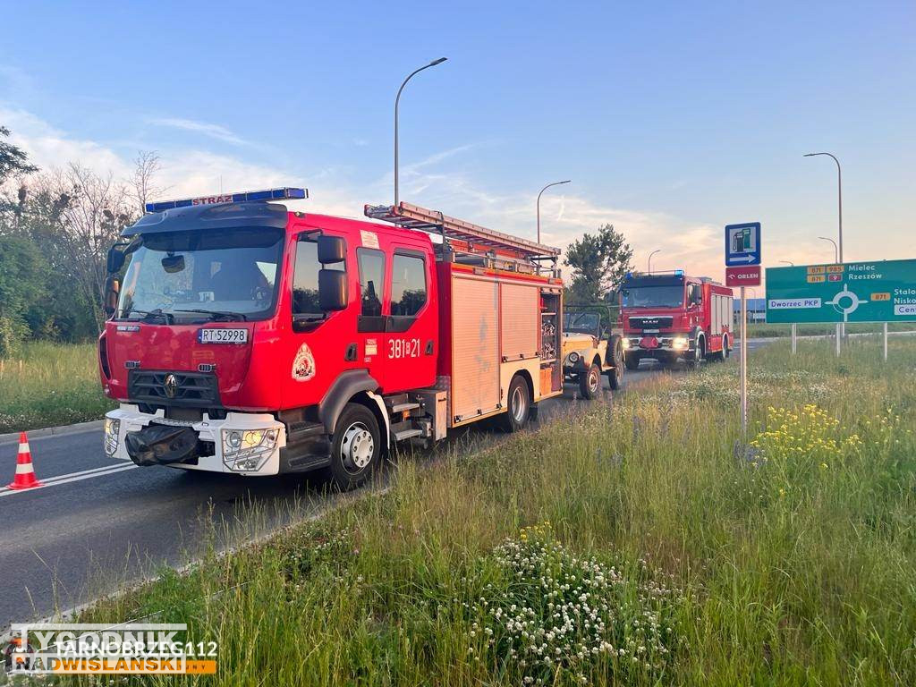 Wypadek na obwodnicy Tarnobrzega - 15.06.2023