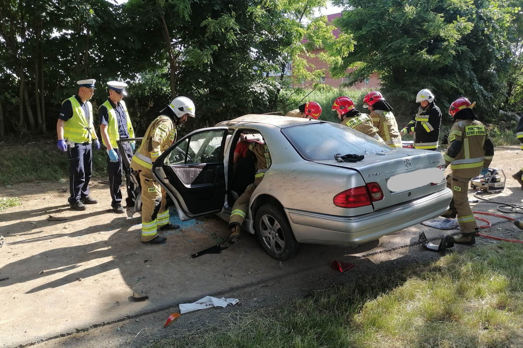 Wypadek w miejscowości Wyspa