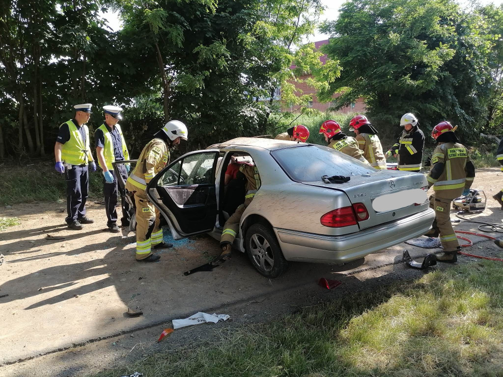 Wypadek w miejscowości Wyspa
