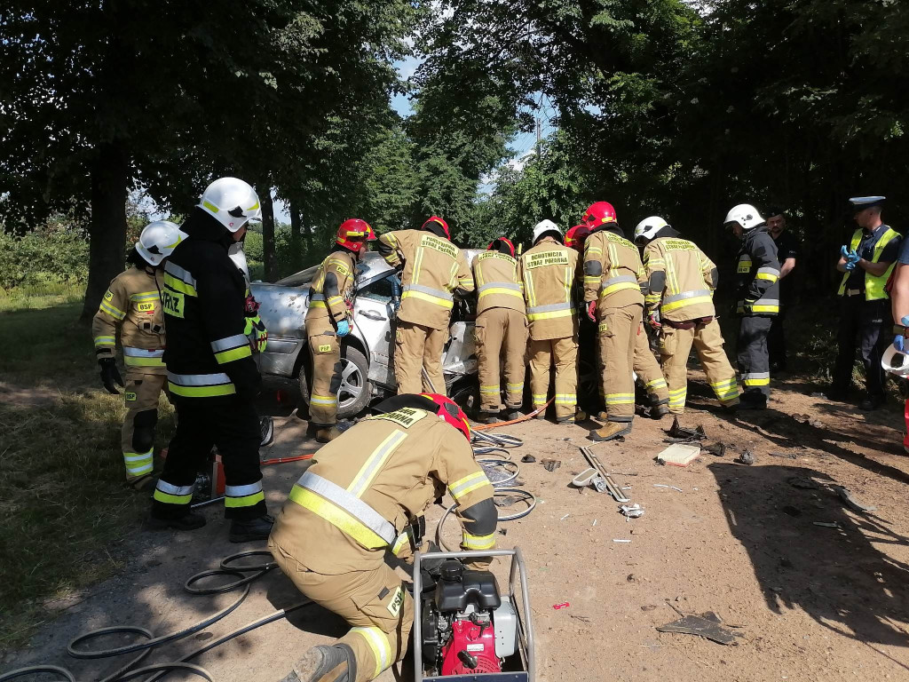 Wypadek w miejscowości Wyspa