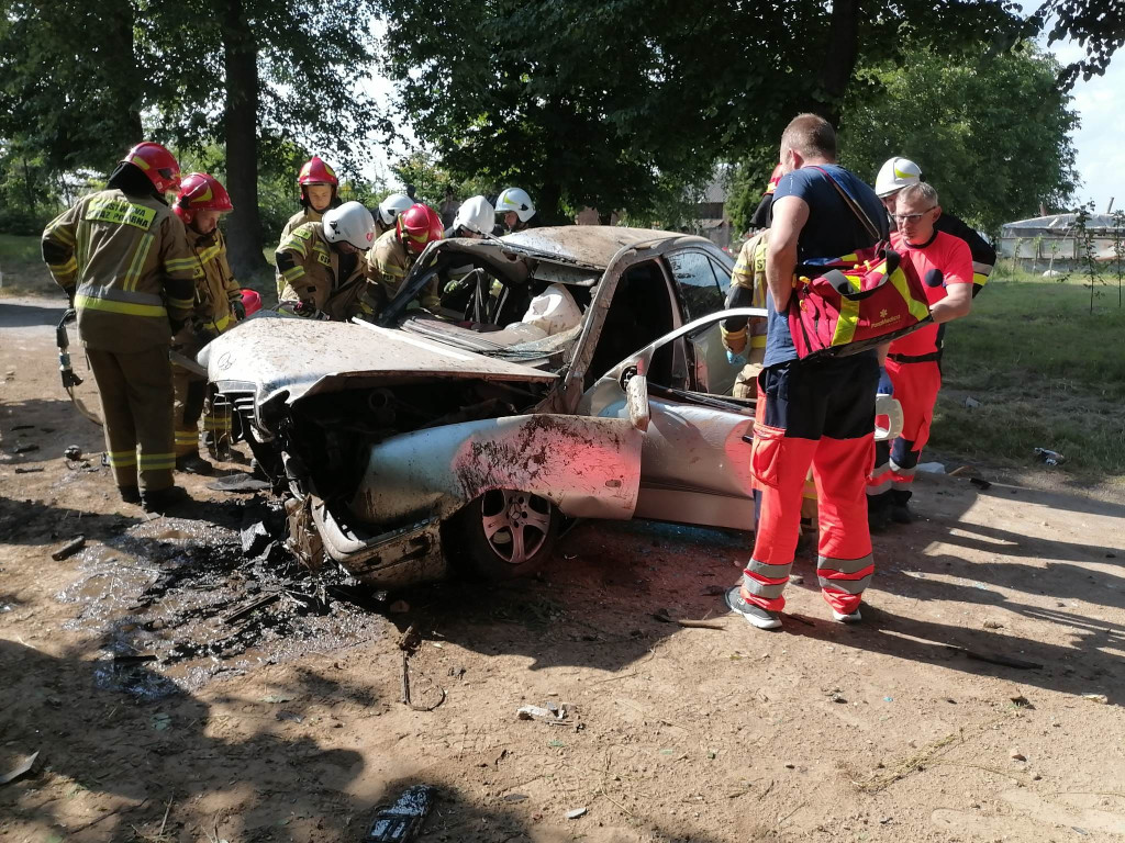 Wypadek w miejscowości Wyspa