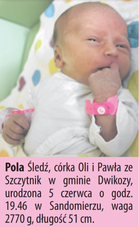 Zdjęcia dzieci urodzonych w naszych szpitalach