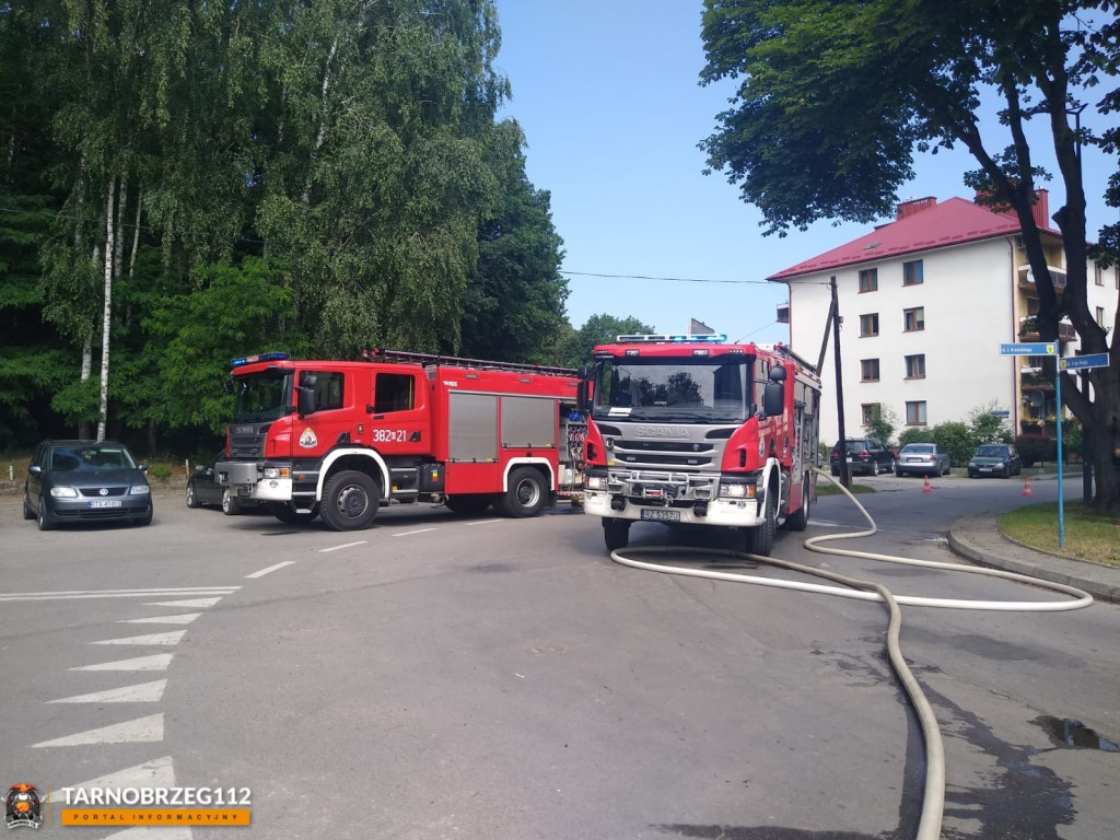 Pożar w Nowej Dębie