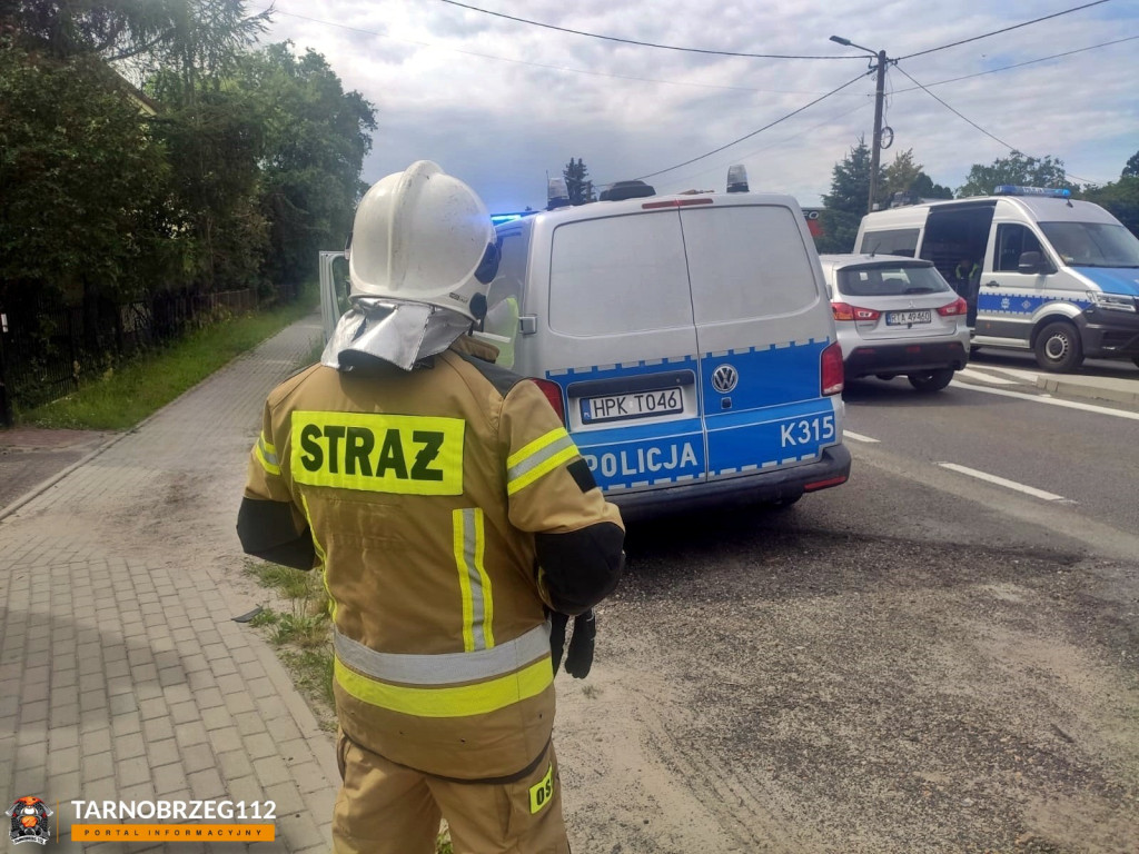 Potrącenie w Gorzycach