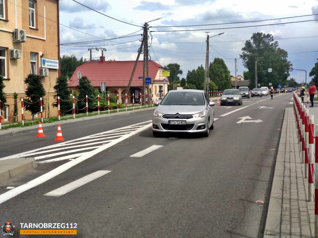 Potrącenie w Gorzycach
