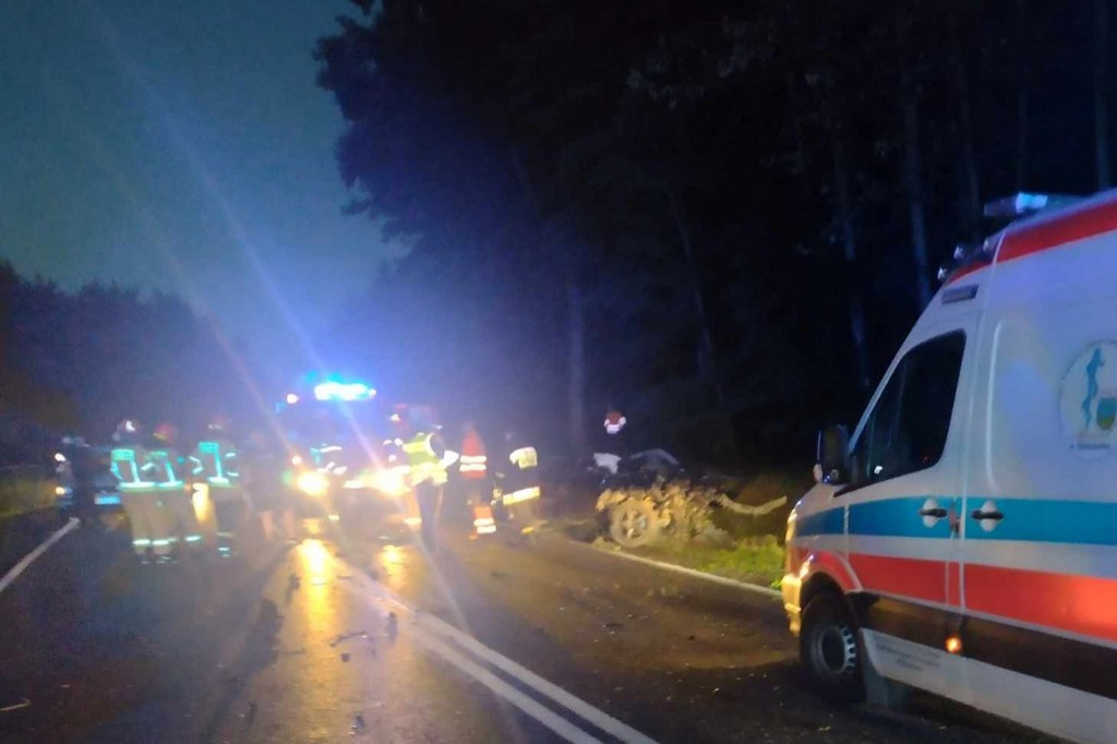 Wypadek na DK 79 w gminie Połaniec