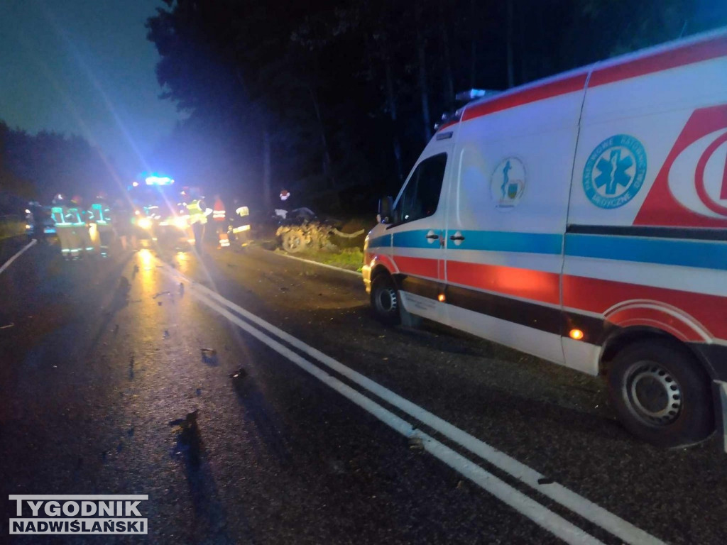 Wypadek na DK 79 w gminie Połaniec