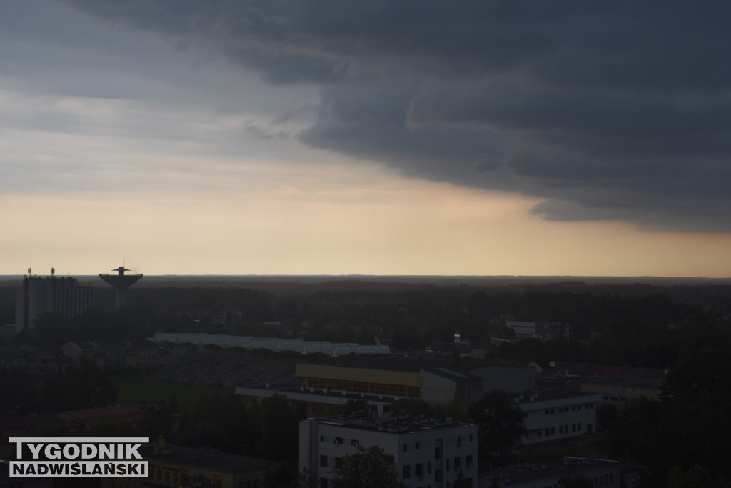 Burza nad Tarnobrzegiem