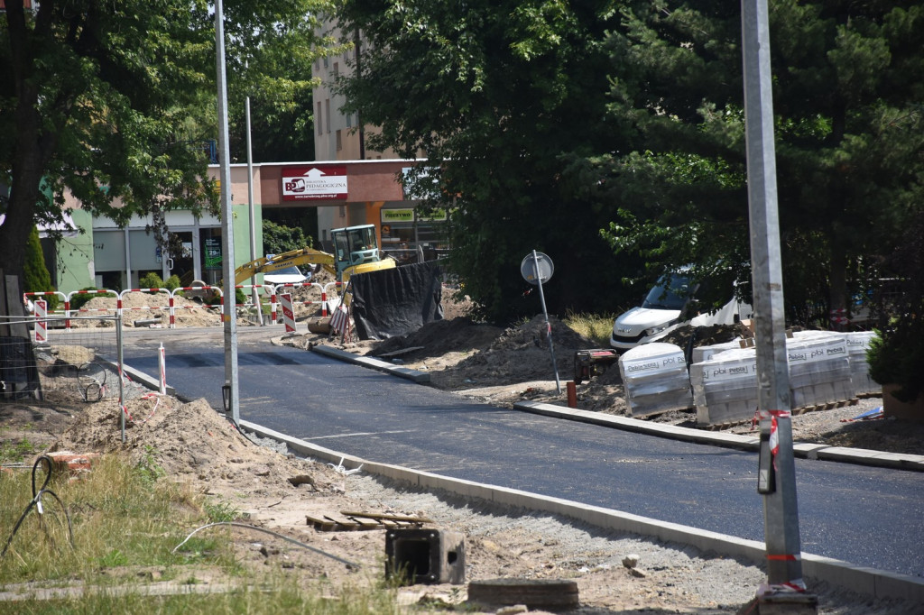 Remont ul. Moniuszki i Kochanowskiego Tarnobrzeg