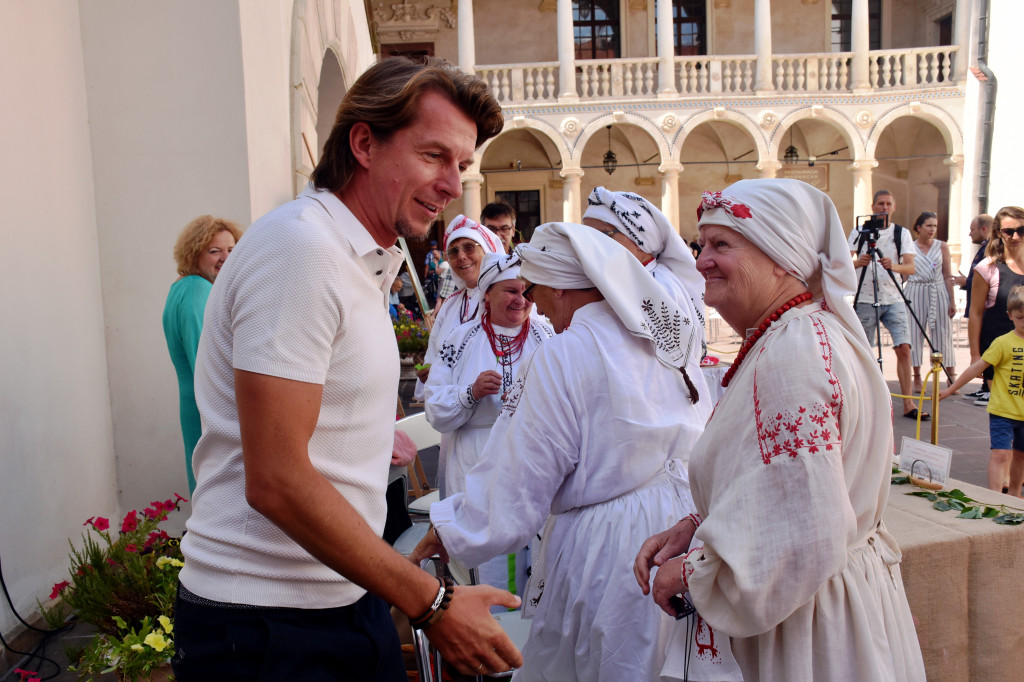 Karol Okrasa w Zamku w Baranowie Sandomierskim