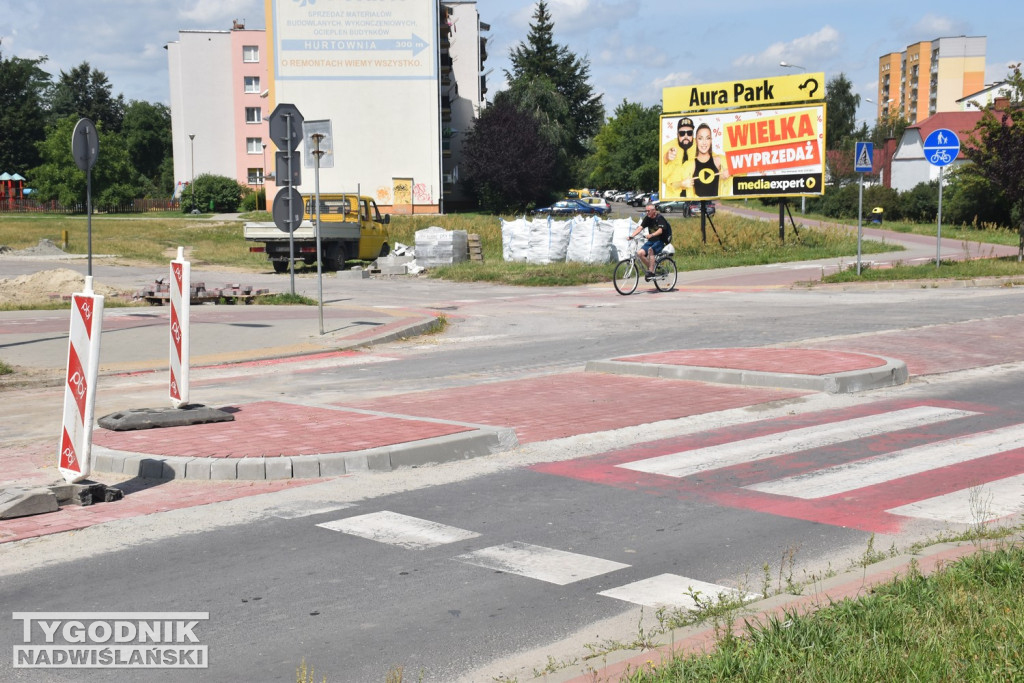 Prace na ul. Kwiatkowskiego w Tarnobrzegu