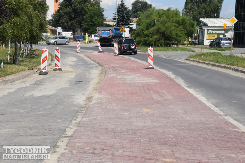 Prace na ul. Kwiatkowskiego w Tarnobrzegu