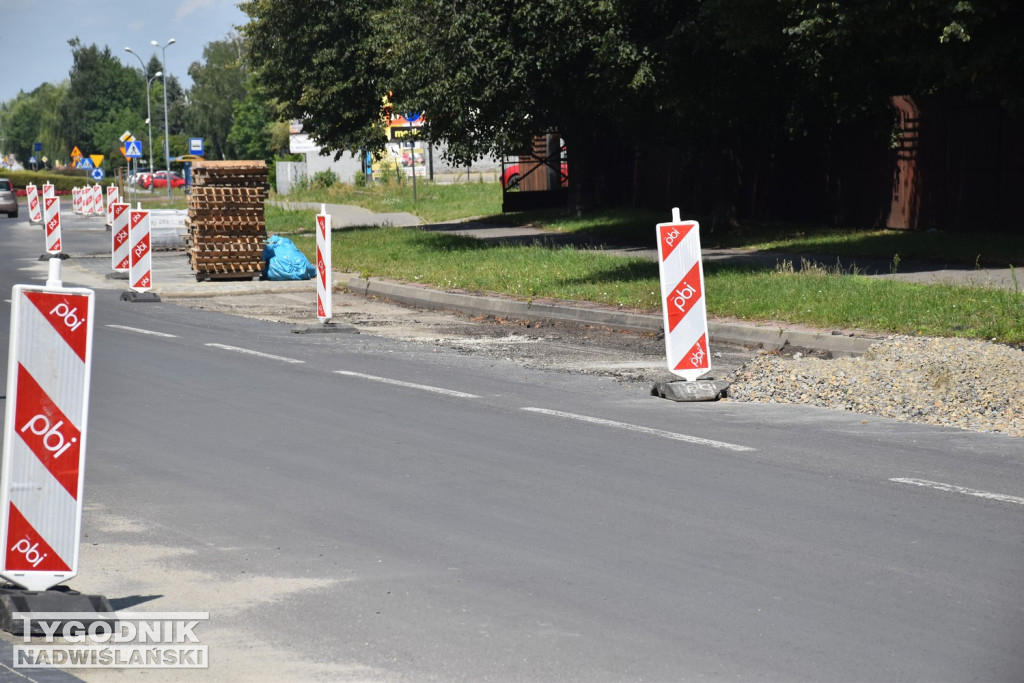Prace na ul. Kwiatkowskiego w Tarnobrzegu