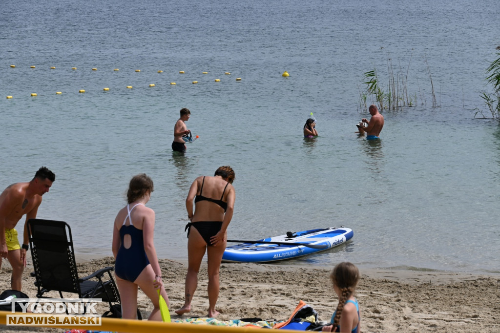 Pogodna niedziela nad Jeziorem Tarnobrzeskim