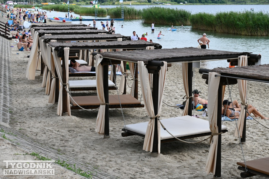 Pogodna niedziela nad Jeziorem Tarnobrzeskim