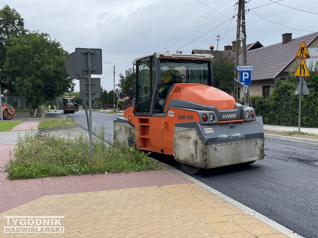 Rondo i ulica Wojska Polskiego w Sandomierzu