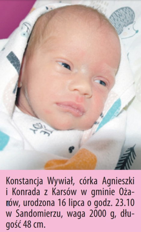 Zdjęcia dzieci urodzonych w naszych szpitalach